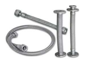 Ống mềm bằng thép không gỉ 10mm với tay áo bảo vệ luồn dây cáp