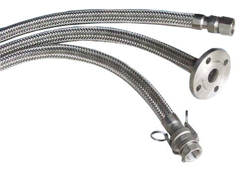 Ống mềm bằng thép không gỉ 10mm với tay áo bảo vệ luồn dây cáp