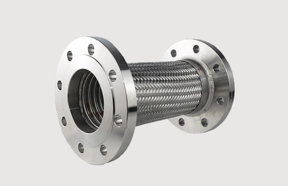 Ống linh hoạt bằng kim loại bọc thép có mặt bích dày 3-12mm