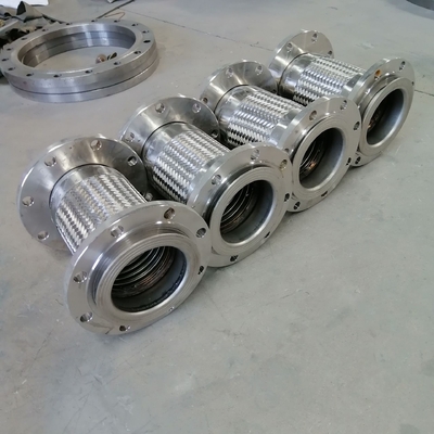Ống linh hoạt bằng kim loại bọc thép có mặt bích dày 3-12mm