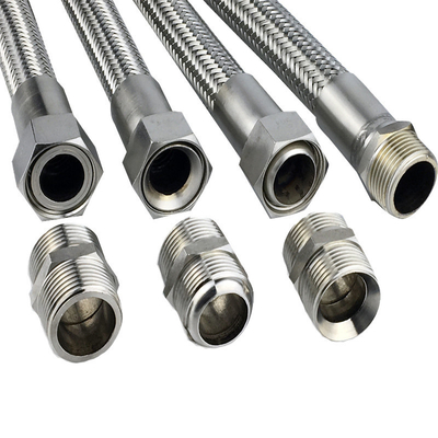 Ống mềm bằng thép không gỉ lót nhựa có độ dày tùy chỉnh 3-12mm