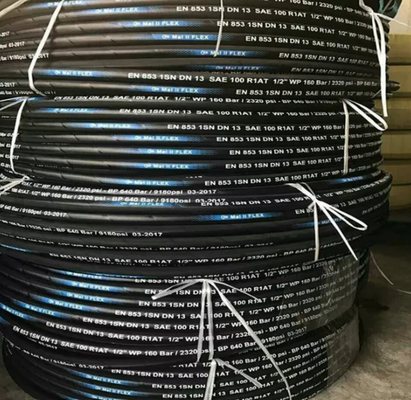 Linh hoạt bện nylon dầu cung cấp không khí ống cao su thủy lực công nghiệp áp suất cao