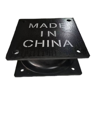 Thiết kế hình trụ của chất hấp thụ sốc cao su màu đen nhẹ cho phạm vi nhiệt độ rộng