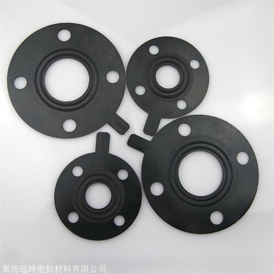 Kháng ăn mòn cao cao su Flange Gasket 2mm Độ dày Độ bền kéo 1000 Psi cho yêu cầu của bạn