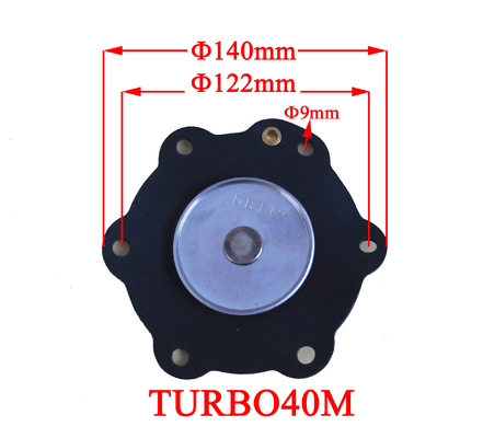 Bộ sạc TURBO Xung màng van Kích thước tùy chỉnh NBR NR CR FR Vật liệu cao su